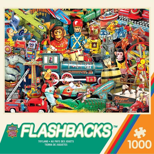 Masterpieces Masterpieces 71832 19.25 x 26.75 in. Flashbacks Toyland Jigsaw Puzzle - 1000 Piece 71832